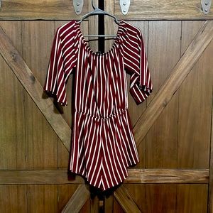 Off the shoulder romper